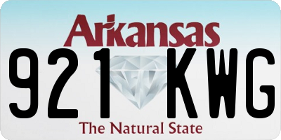 AR license plate 921KWG