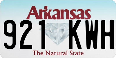 AR license plate 921KWH