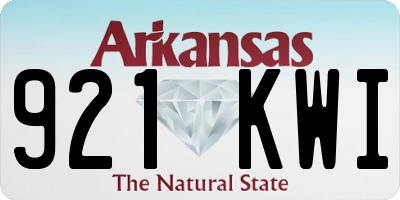 AR license plate 921KWI