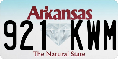 AR license plate 921KWM