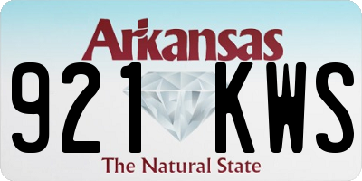 AR license plate 921KWS