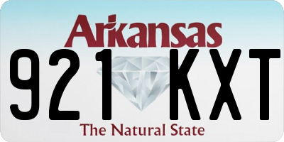 AR license plate 921KXT