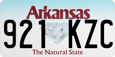 AR license plate 921KZC