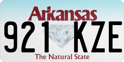 AR license plate 921KZE