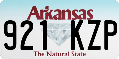 AR license plate 921KZP