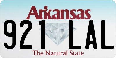 AR license plate 921LAL