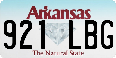 AR license plate 921LBG
