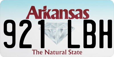 AR license plate 921LBH