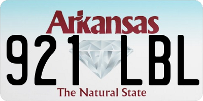 AR license plate 921LBL