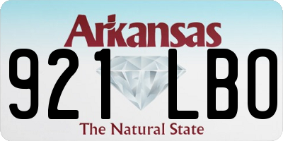 AR license plate 921LBO