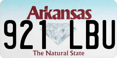 AR license plate 921LBU