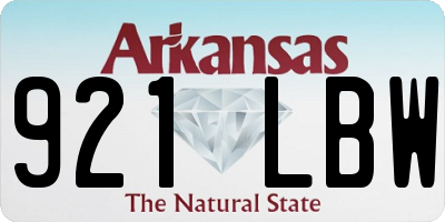 AR license plate 921LBW