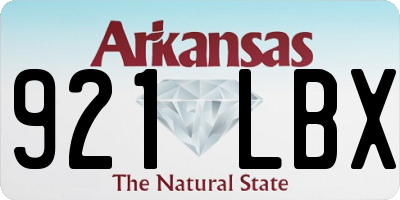 AR license plate 921LBX