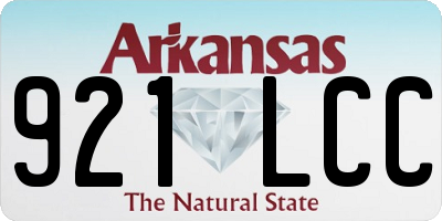 AR license plate 921LCC