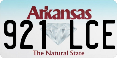AR license plate 921LCE