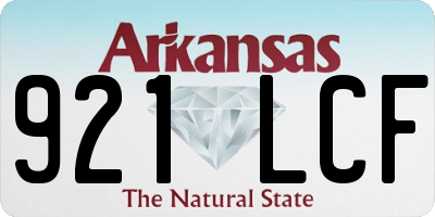 AR license plate 921LCF