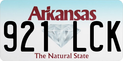 AR license plate 921LCK