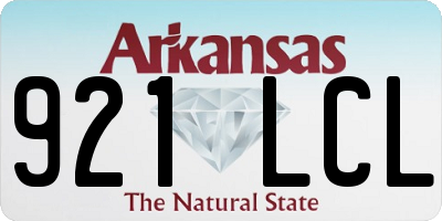 AR license plate 921LCL