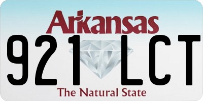 AR license plate 921LCT