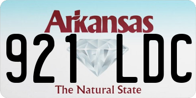 AR license plate 921LDC