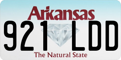 AR license plate 921LDD