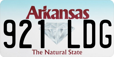 AR license plate 921LDG
