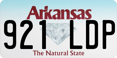 AR license plate 921LDP