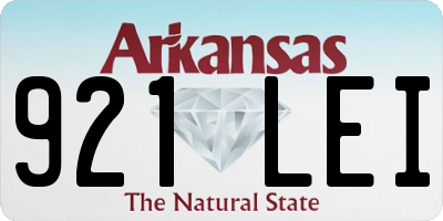 AR license plate 921LEI