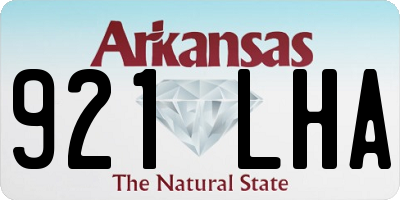 AR license plate 921LHA