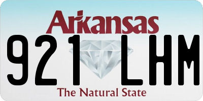 AR license plate 921LHM