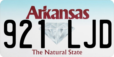 AR license plate 921LJD