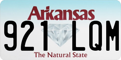 AR license plate 921LQM