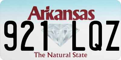 AR license plate 921LQZ