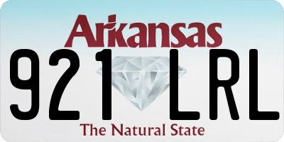 AR license plate 921LRL