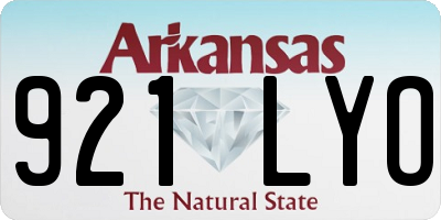 AR license plate 921LYO
