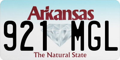 AR license plate 921MGL