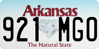 AR license plate 921MGO