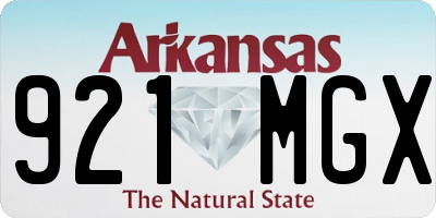 AR license plate 921MGX