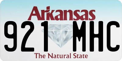AR license plate 921MHC