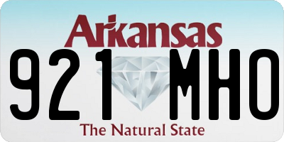 AR license plate 921MHO
