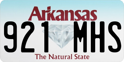 AR license plate 921MHS