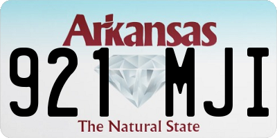 AR license plate 921MJI