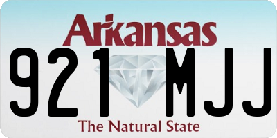 AR license plate 921MJJ