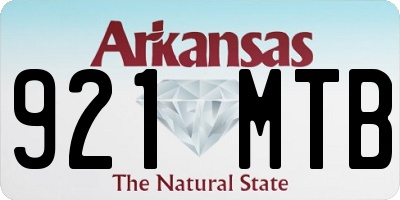 AR license plate 921MTB