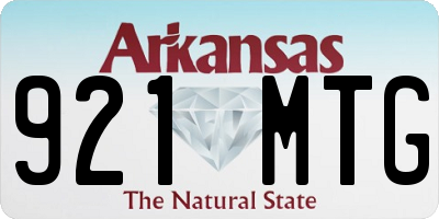 AR license plate 921MTG