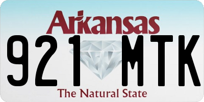 AR license plate 921MTK