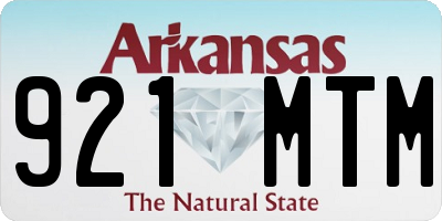 AR license plate 921MTM