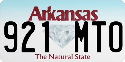 AR license plate 921MTO