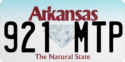 AR license plate 921MTP