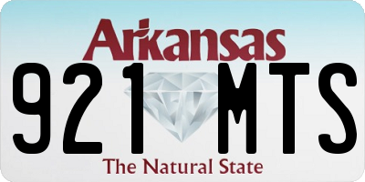 AR license plate 921MTS